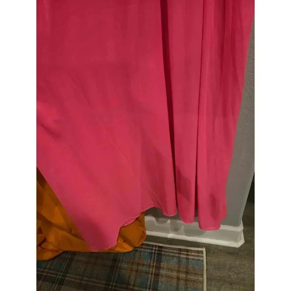 New York & Company Women's Pink Sleeveless Maxi Dress Size M Y2K Fairy - Picture 6 of 14